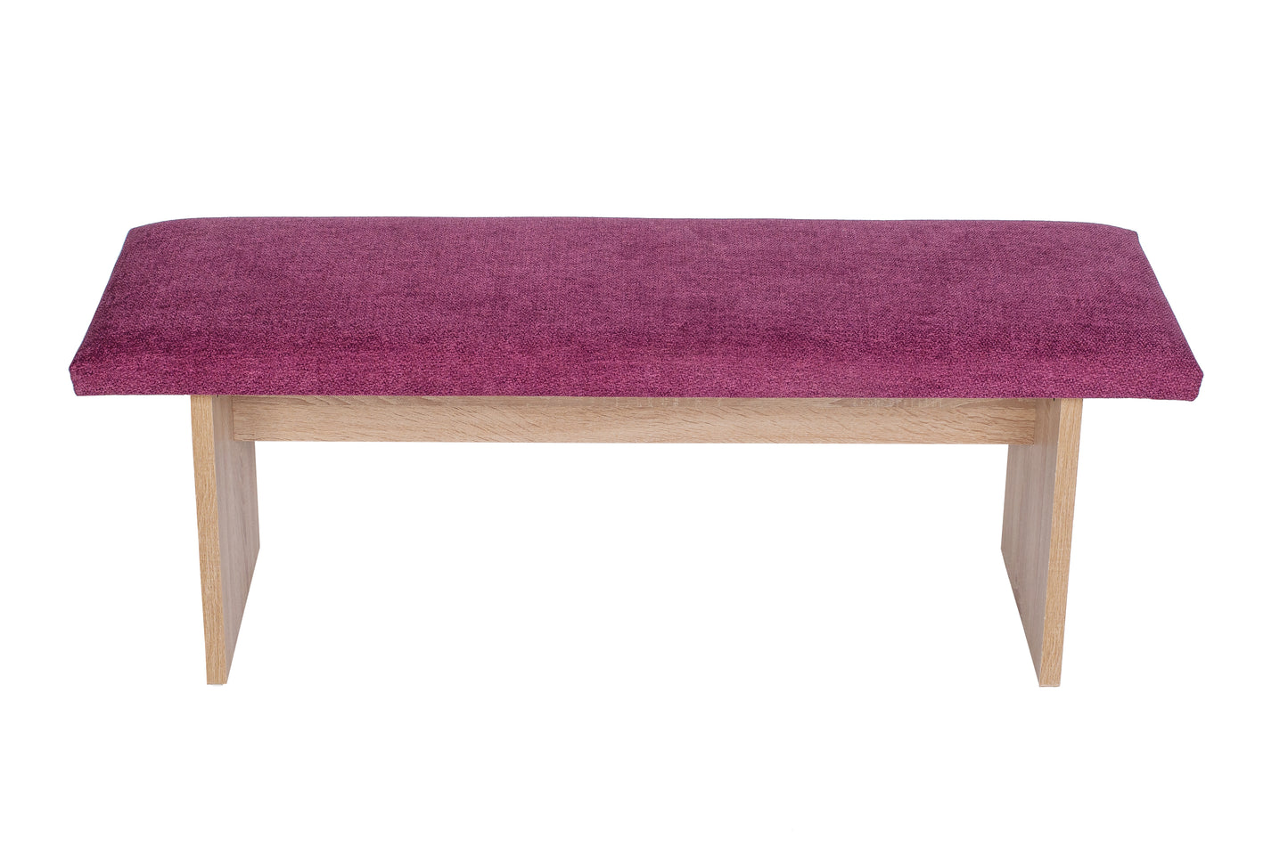 Sitzbank 'Das Raumwunder', 125cm, Stoff Bordeaux