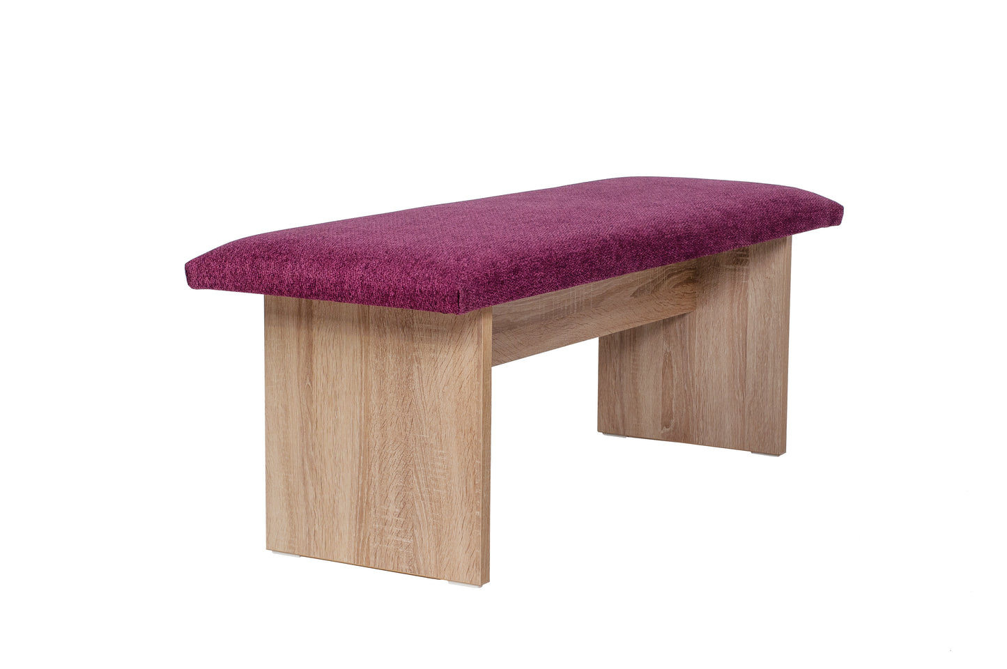 Sitzbank 'Das Raumwunder', 125cm, Stoff Bordeaux